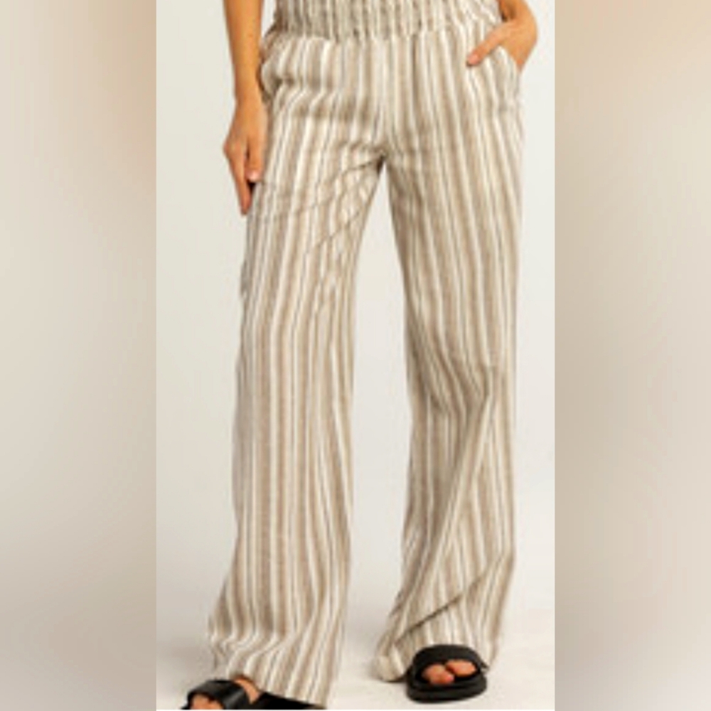 NBW. GAP Wide leg Linen cotton pants, Size 10
